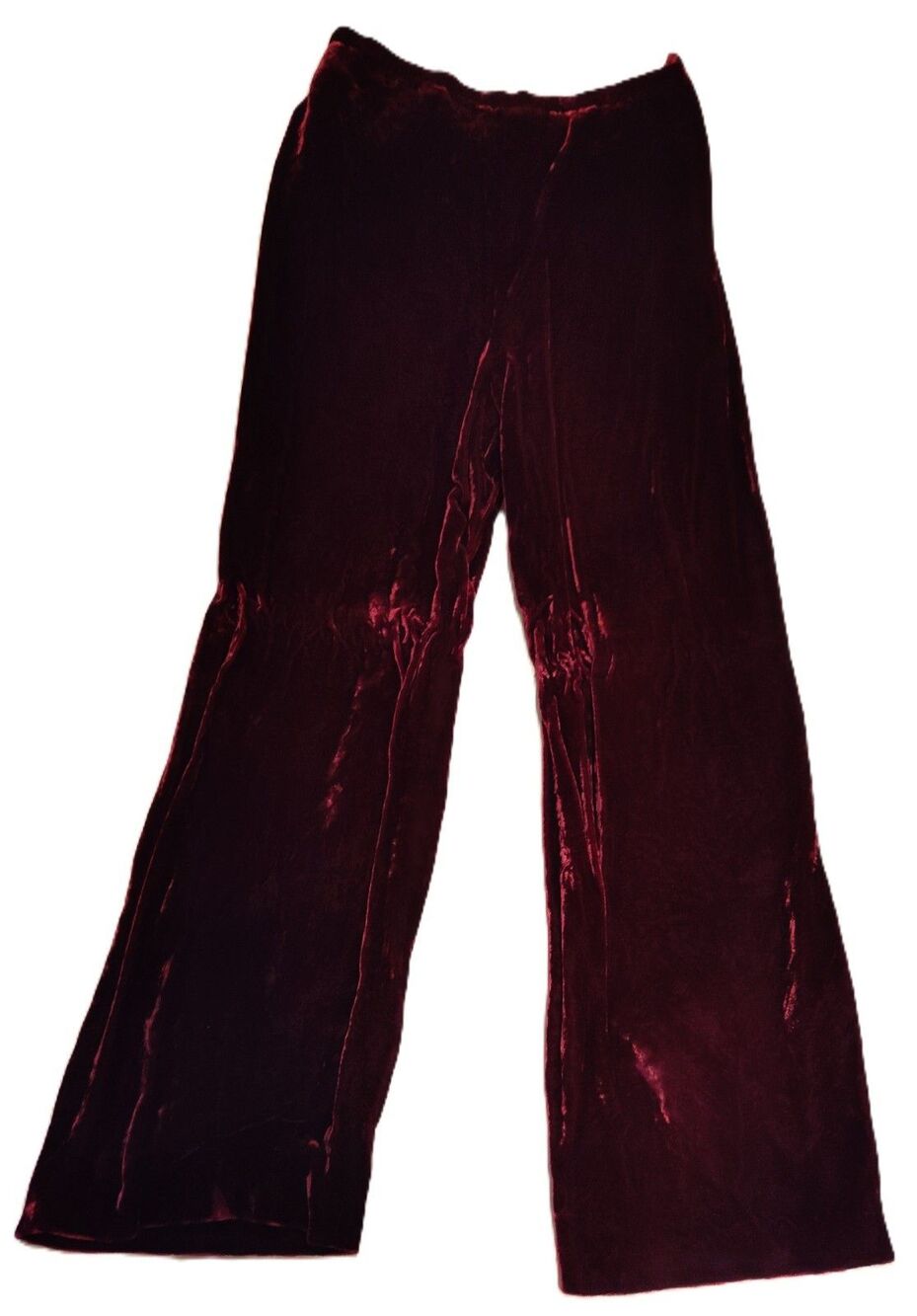 Luxurious 2 Piece Red Velvet Slacks & Button down Shirt/Jacket Suite SZ 4P - Picture 12 of 13